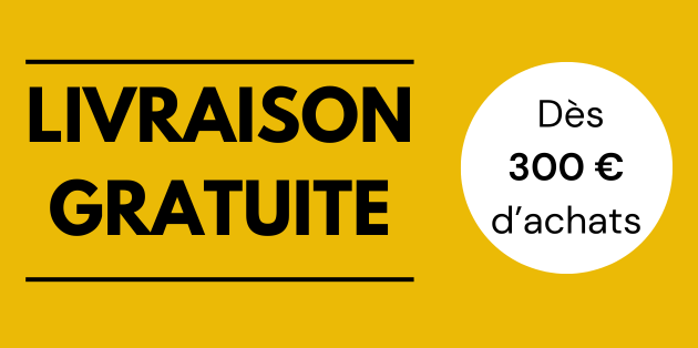 Livraison gratuite à partir de 345€ d'achats