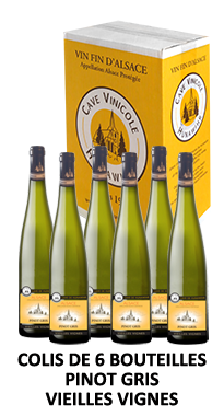 COLIS PINOT GRIS VIEILLES VIGNES 6x75cl